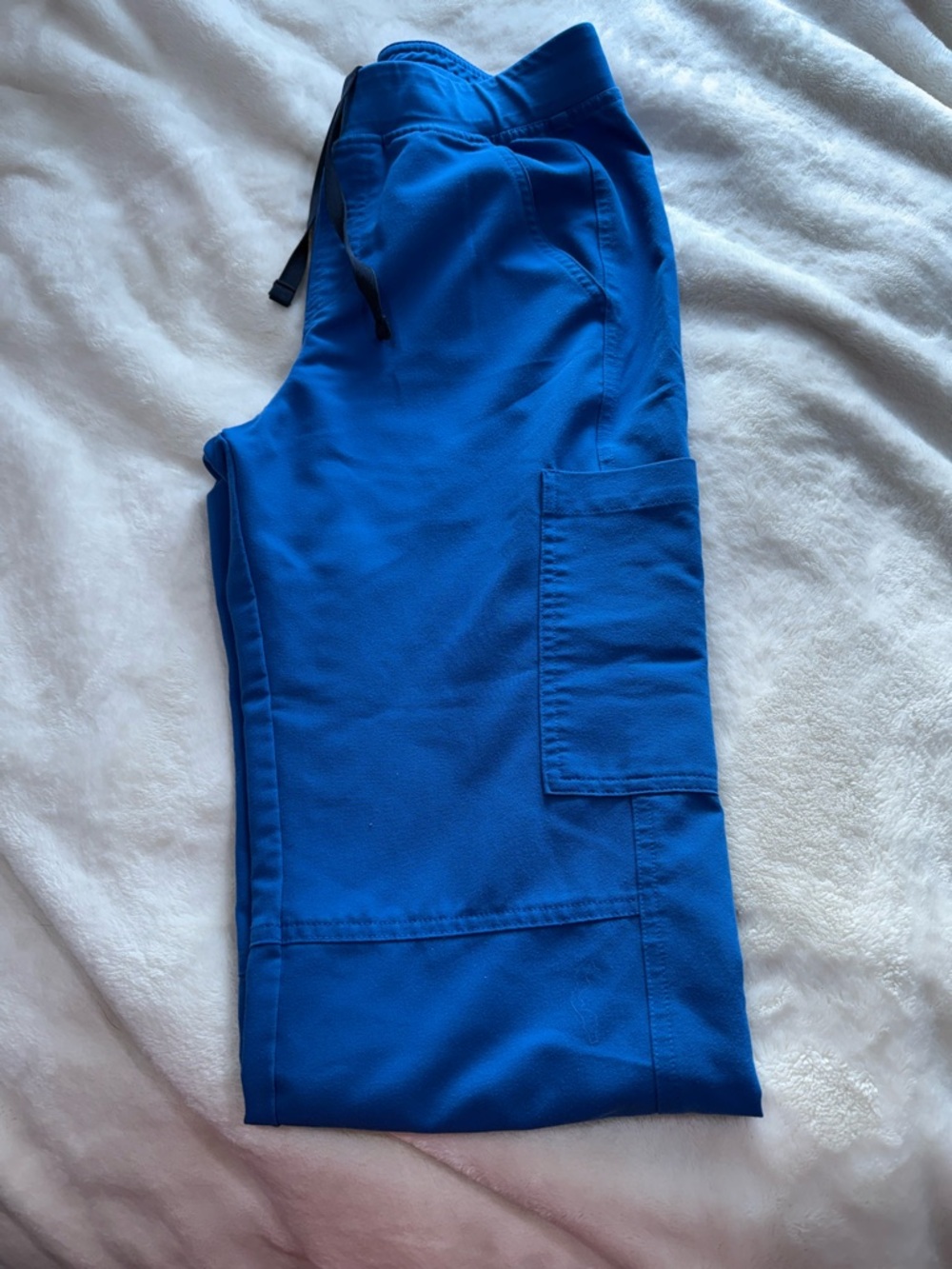 Figs Bright Blue Scrub Pants